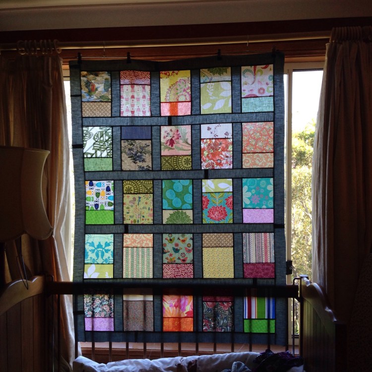 Windows quilt top "Windows" quilt top