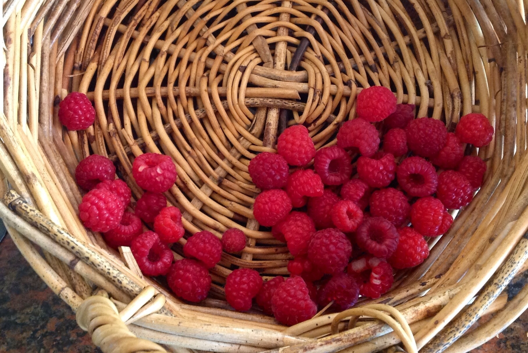 Raspberry fruit, yum!