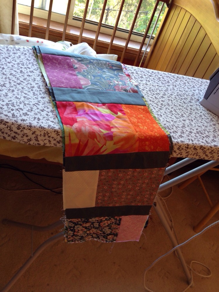 Rows of blocks joined up