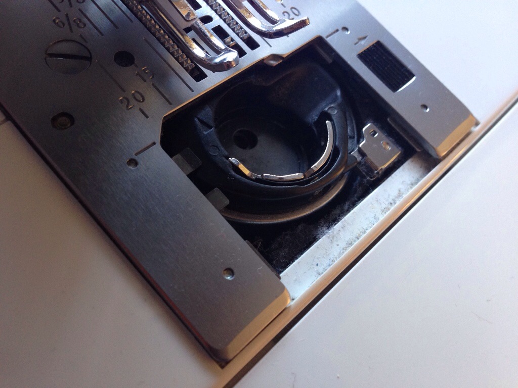 Bobbin area looks okay