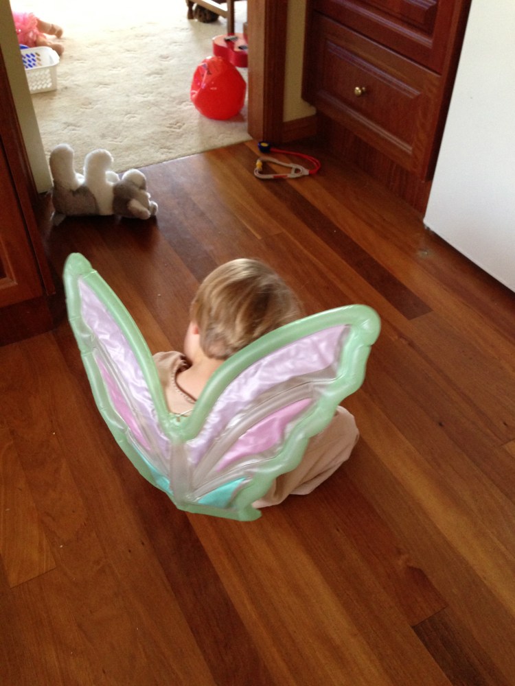 William hanging out in the kitchen