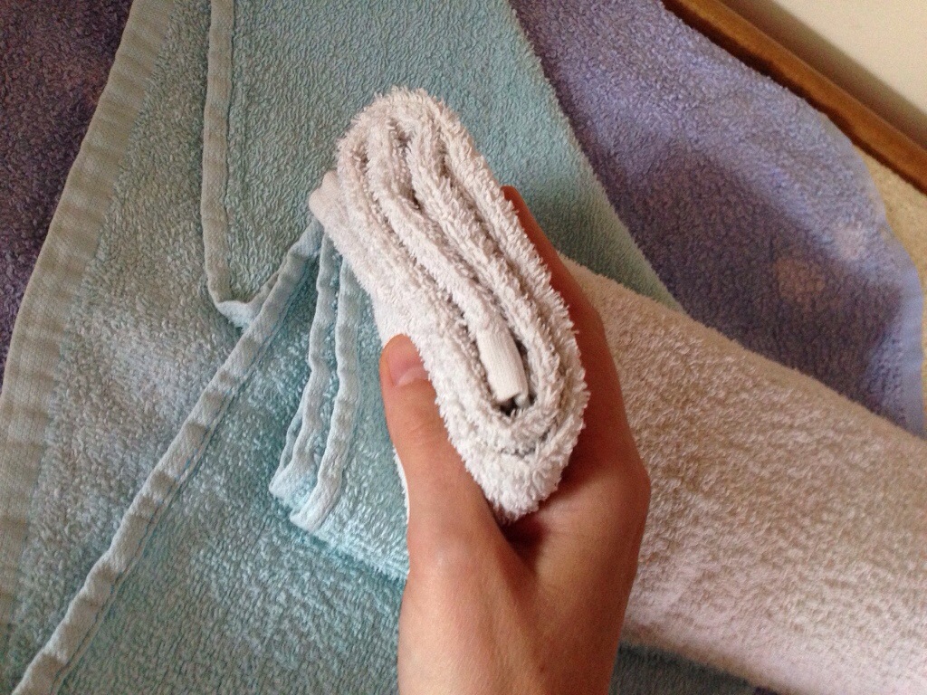 Adding a second nappy inside the first