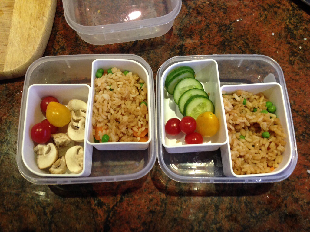 Fried rice with vegetables