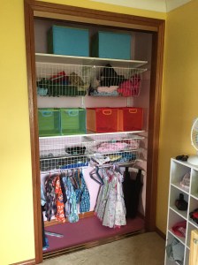 Finished wardrobe