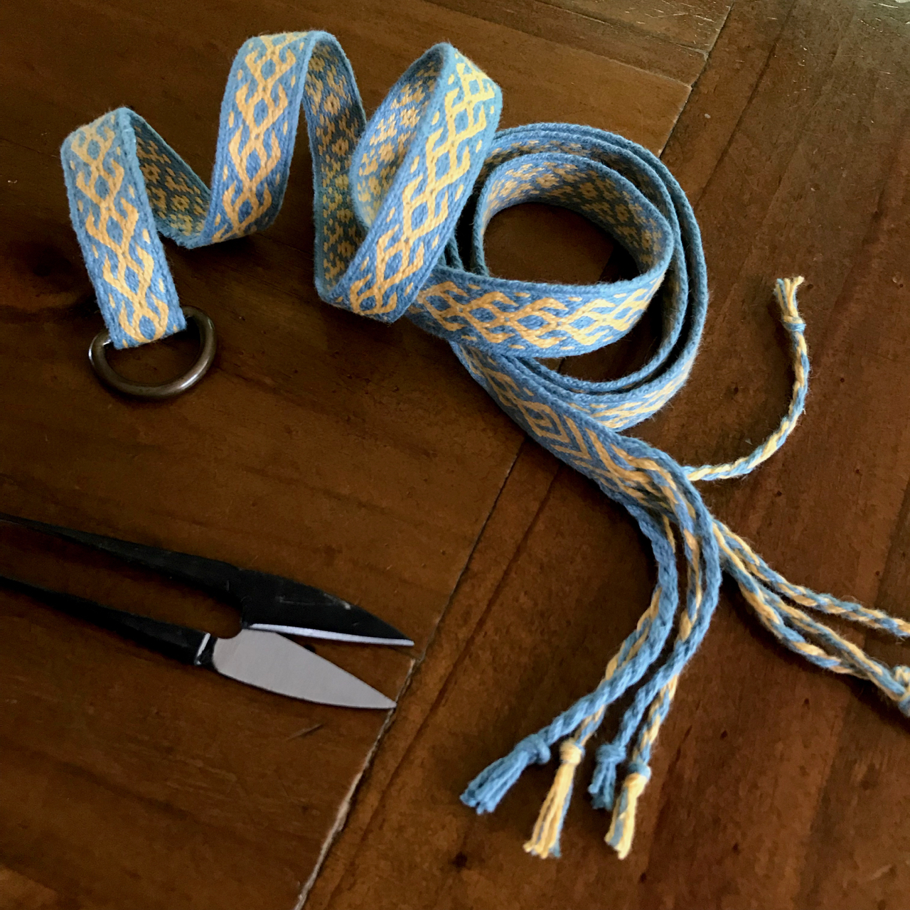 Shine and shadow play over the coiled belt