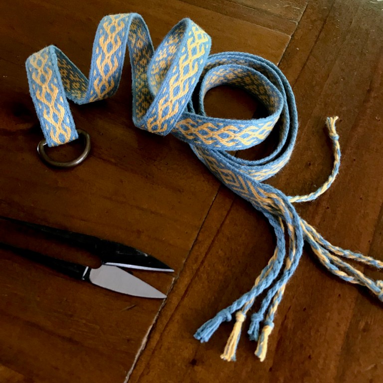 Shine and shadow play over the coiled belt