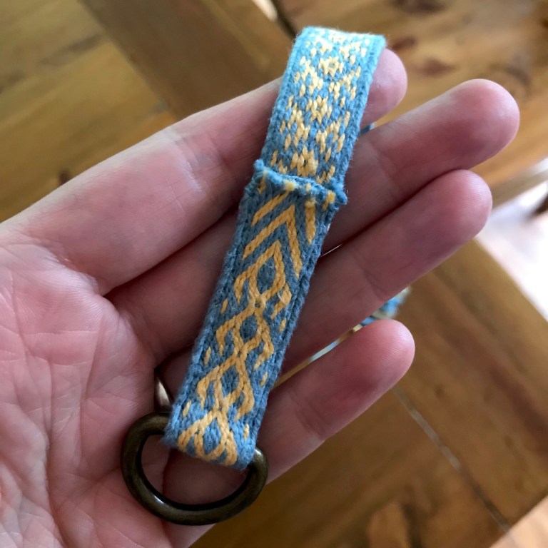 Detail of the belt buckle