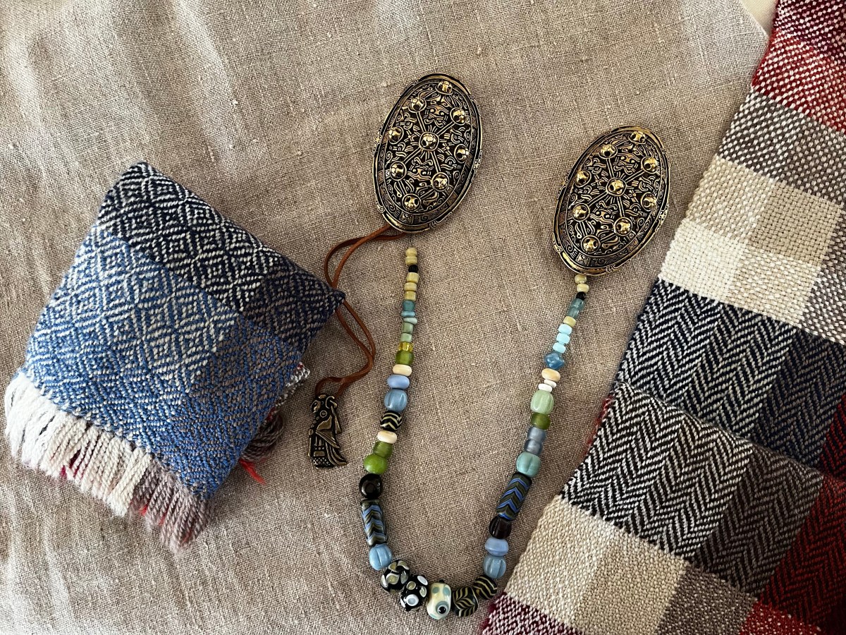 A handwoven viking apron&nbsp;dress